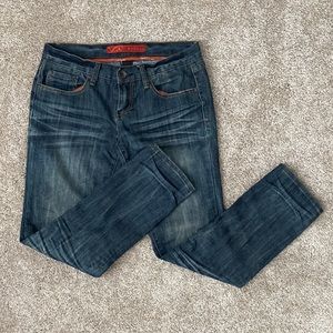 Refuge Mid Rise Straight Jeans